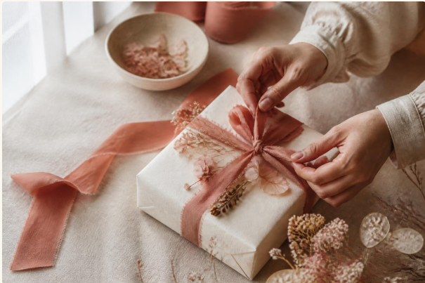 Curated still life of warm home goods in soft natural light